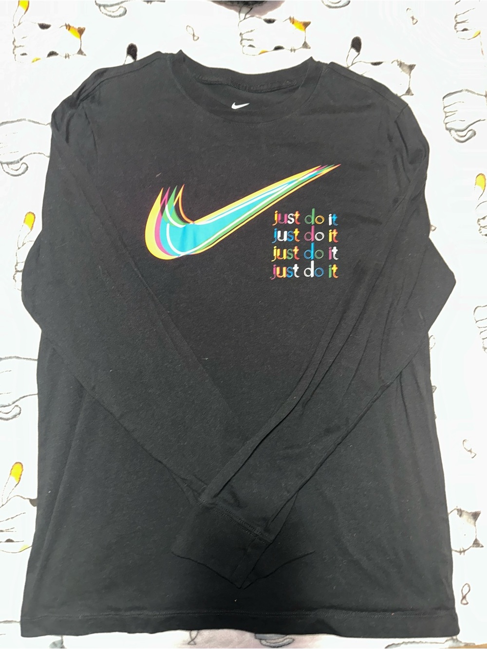 Men's Nike NSW Multicolor Swoosh Long-Sleeve Tee